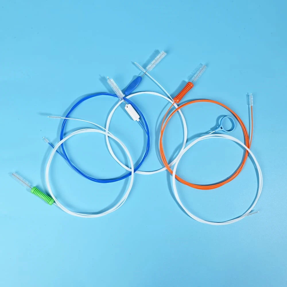 Cepillo Endoscopio Doble Extremo Con Mango